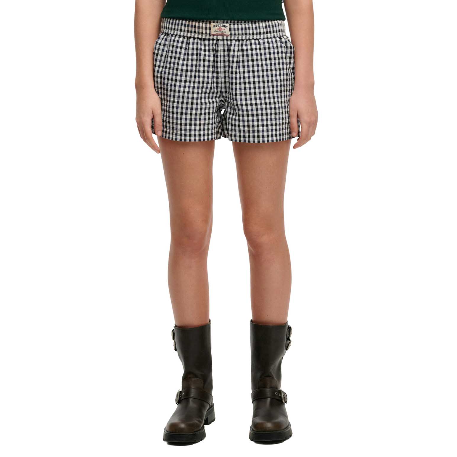 Superdry Cotton Stripe Elastic Short